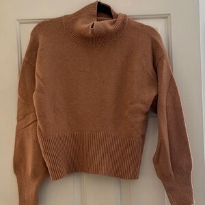 Cozy Brown Turtleneck Sweater